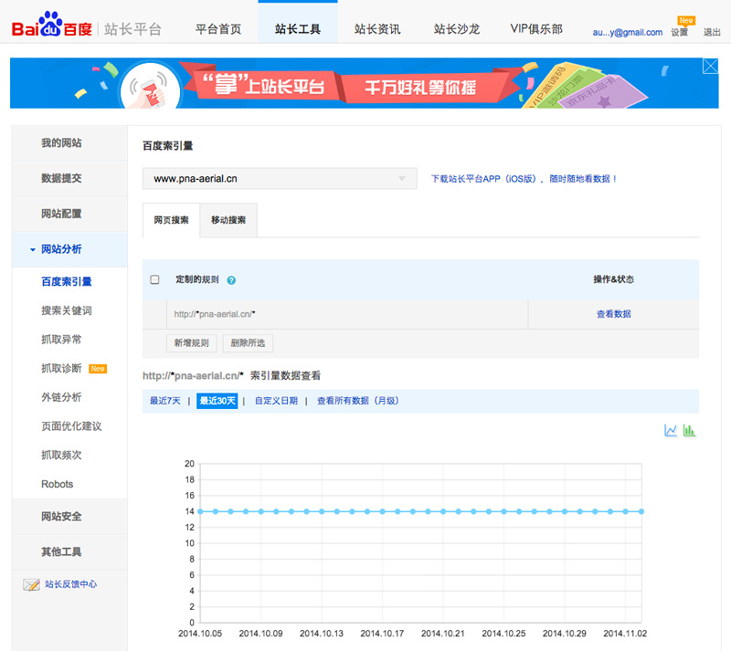 Baidu Webmaster Tools